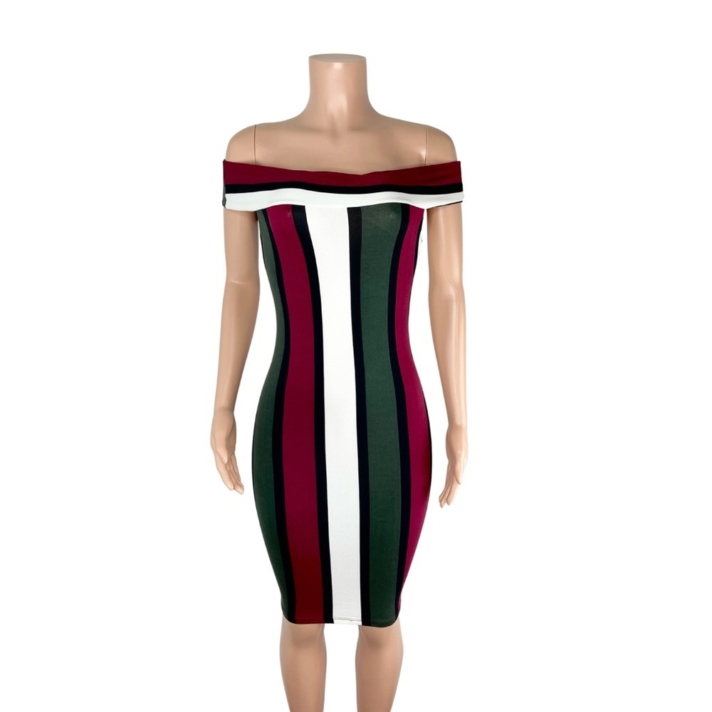 Stripe Me Down Bodycon Dress